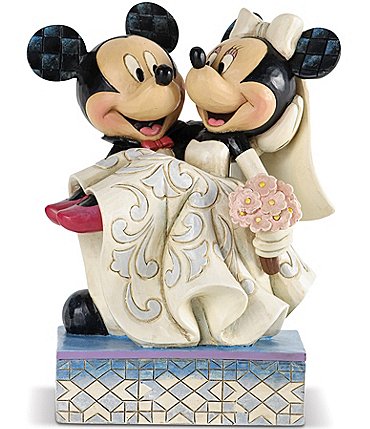Image of Jim Shore Disney Traditions by Jim Shore Mickey & Minnie Wedding Figurine