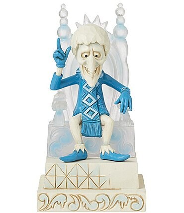 Image of Jim Shore The Year Without a Santa Claus Collection Snow Miser Sitting on Icy Throne Figurine
