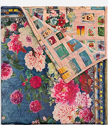 Image of JOHNNY WAS Laurel Canyon Heavenly Cozy Throw Blanket