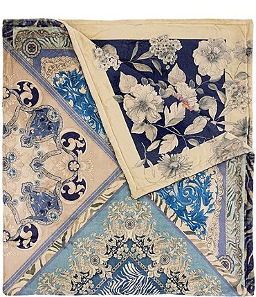Image of JOHNNY WAS Valentin Cozy Throw Blanket
