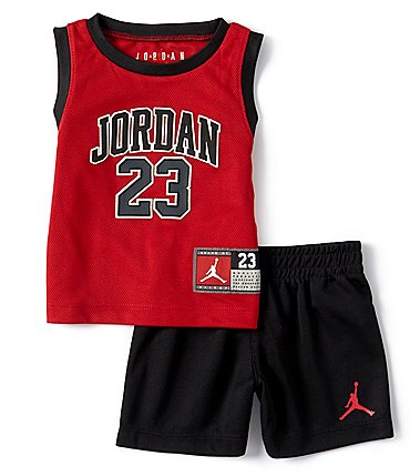 Image of Jordan Baby Boys 12-24 Months Sleeveless 23 Tank & Coordinating Shorts Set