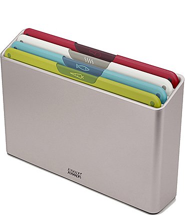 Image of Joseph Joseph Folio Icon 4-Piece Chopping Board Set with Storage Case - Multi