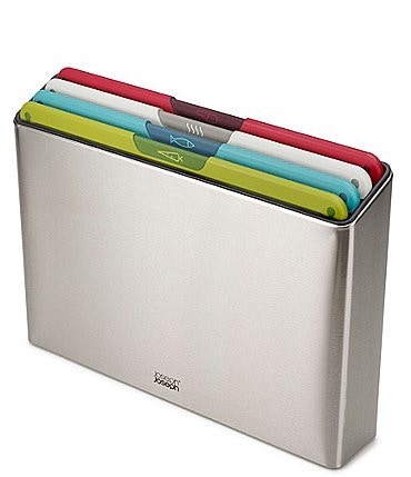 Image of Joseph Joseph Folio Icon Steel 4pc Board Set Multi Color