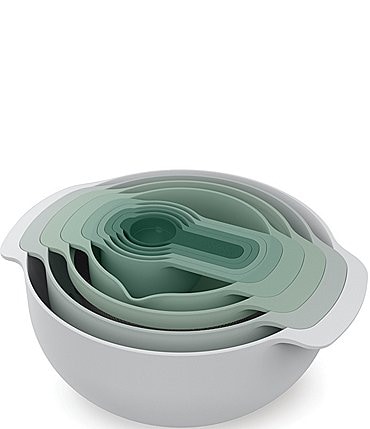 Image of Joseph Joseph Nest 9 Plus 9-Piece Food Preparation Set- Editions (Sage)