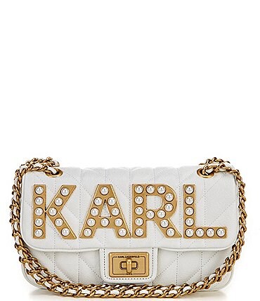 Image of KARL LAGERFELD PARIS Agyness Pearl KARL Shoulder Bag