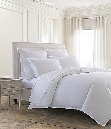 Image of Kassatex Lorimer Washed Percale Duvet Cover