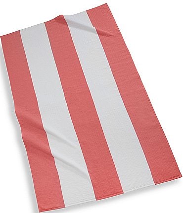 Image of Kassatex Outdoor Collection Block Stripe Cotton Beach Towel