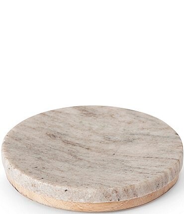 Image of Kassatex San Marino Marble & Mango Wood Soap Dish