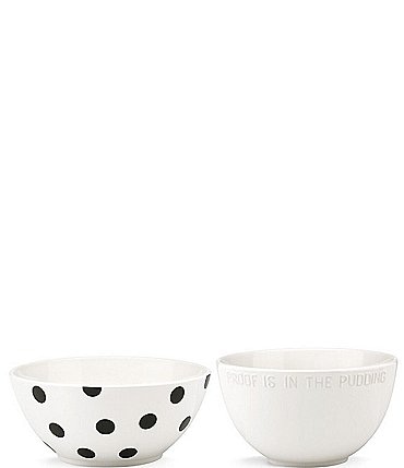 Image of kate spade new york All in Good Taste 2-Piece Stoneware Mixing Bowl Set