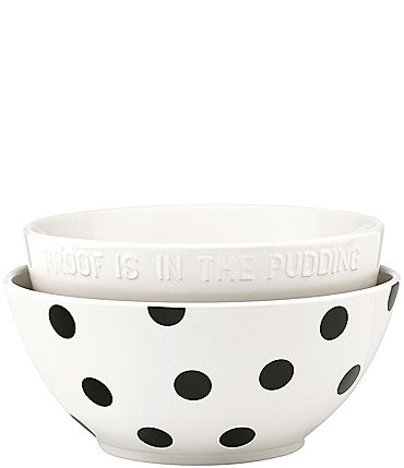 Image of kate spade new york All in Good Taste 2-Piece Stoneware Mixing Bowl Set