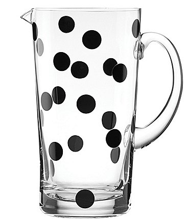 Image of kate spade new york All in Good Taste Deco Dot Glass Pitcher