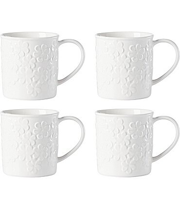 Image of kate spade new york Blossom Lane Mugs, Set of 4