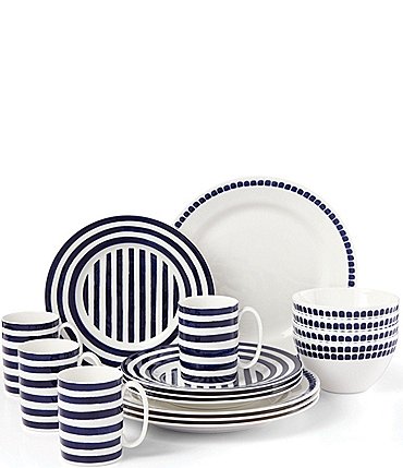 Image of kate spade new york Charlotte Street North Porcelain 16-Piece Set
