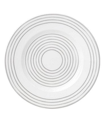 Image of kate spade new york Grey Charlotte Street Porcelain Accent Plate