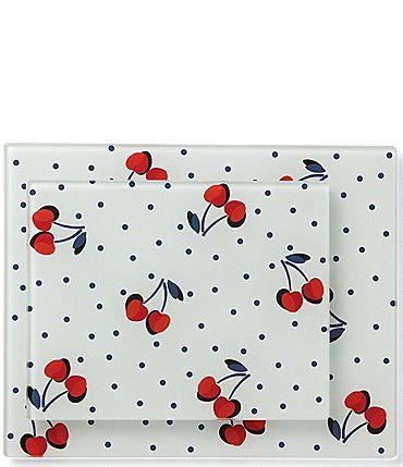 Image of kate spade new york Cherry Dot Prep Board 2-Piece Set