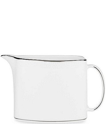 Image of kate spade new york Cypress Point Striped Platinum Creamer