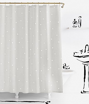 Image of kate spade new york Deco Dot Shower Curtain