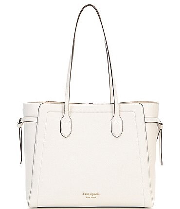 Image of kate spade new york Knott Pebbled Leather Large Tote Bag