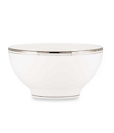 Image of kate spade new york Library Lane Platinum Rice Bowl