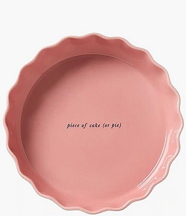 Image of kate spade new york Make It Pop Pink Pie Dish