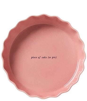 Image of kate spade new york Make It Pop Pink Pie Dish