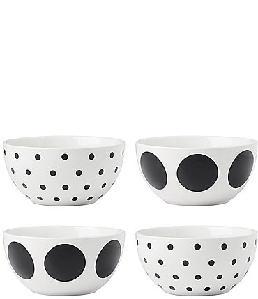 Image of kate spade new york On The Dot Assorted All-Purpose Bowls, Set of 4