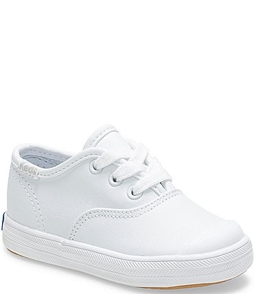 Image of Keds Kids' Champion Leather Cap-Toe Sneakers (Infant)