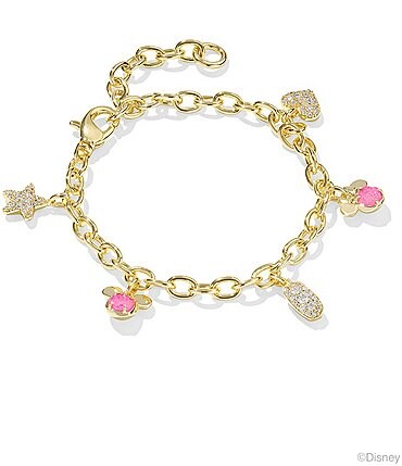 Image of Kendra Scott x Disney Mickey & Minnie Mouse Charm Chain Bracelet