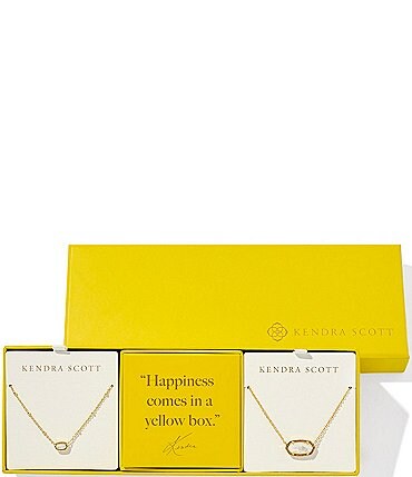 Image of Kendra Scott Elisa Short Pendant Necklace Gift Set