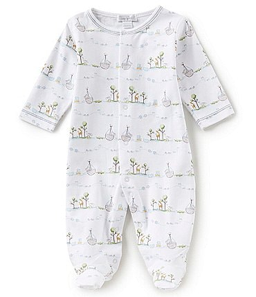 Image of Kissy Kissy Baby Preemie-9 Months Noahs Printed Footed Coverall