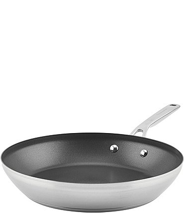 Image of KitchenAid 3-Ply Stainless Steel Non-stick 12" Fry Pan