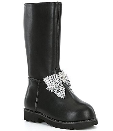 Image of Kurt Geiger London Girls' Kensington Bow Tall Boots (Infant)