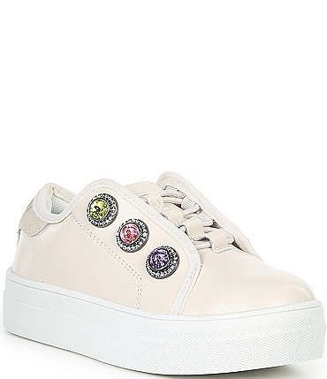 Image of Kurt Geiger London Girls' Laney Octavia Jewel Embellished Sneakers (Infant)