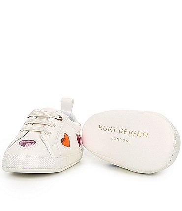 Image of Kurt Geiger London Girls' Mini Lane Love Sneaker Crib Shoes (Infant)