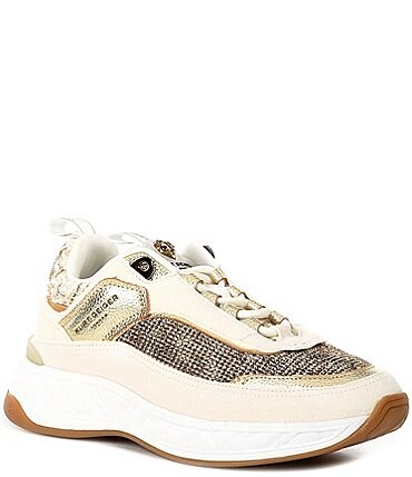 Image of Kurt Geiger London Kensington Rhinestone Houndstooth Sneakers