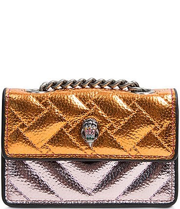 Image of Kurt Geiger London Kensington Metallic Micro Crossbody Bag