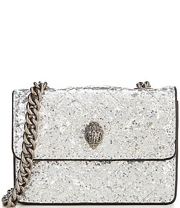 Image of Kurt Geiger London Micro Metallic Sequin Crossbody Bag