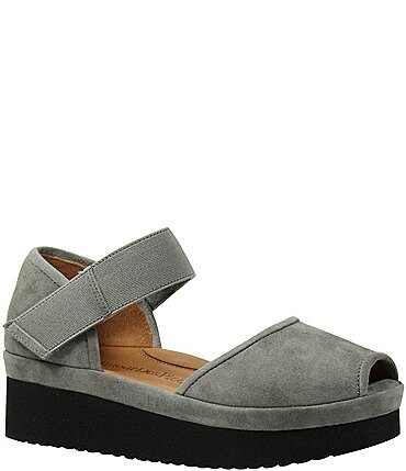 Image of L'Amour Des Pieds Amadour Suede Platform Sandals
