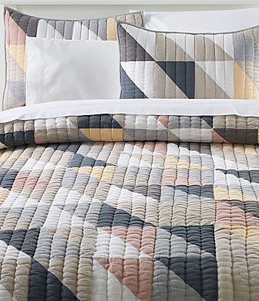 Image of L.L.Bean Flying Geese-Inspired Patterns Quilted Sham
