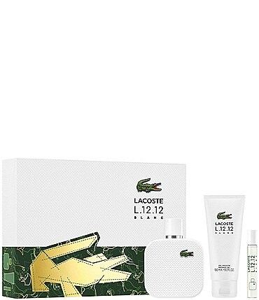 Image of Lacoste L.12.12 Blanc 3-Piece Gift Set