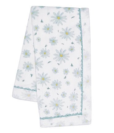 Image of Lambs & Ivy Sweet Daisy Collection Floral Soft Luxury Fleece Baby Blanket