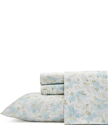 Image of Laura Ashley 300-Thread Count Floral Rena Sheet Set