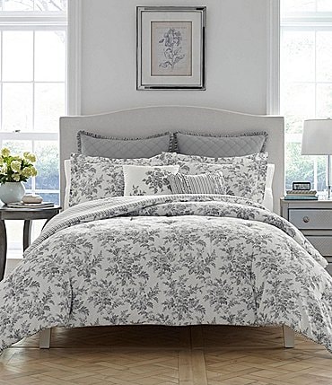 Image of Laura Ashley Annalise 6-Piece Floral Comforter Set