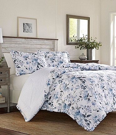 Image of Laura Ashley Chloe Cottage Floral Comforter Mini Set