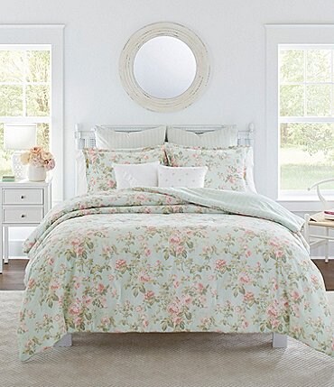 Image of Laura Ashley Madelynn 6-Piece Floral Comforter Set