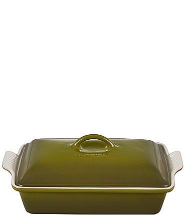 Image of Le Creuset 4-Quart Heritage Covered Rectangular Casserole Dish