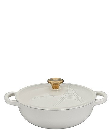 Image of Le Creuset Eiffel Tower Collection Signature Cocotte with Gold Knob