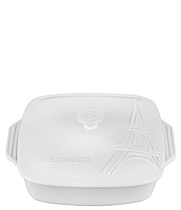 Image of Le Creuset Eiffel Tower Collection Signature Square Covered Casserole Dish