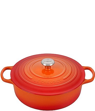 Image of Le Creuset Enameled Cast Iron Signature Round Wide Dutch Oven, 6.75 qt.