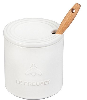 Image of Le Creuset Honey Pot with Silicone Honey Dipper, 14-oz.